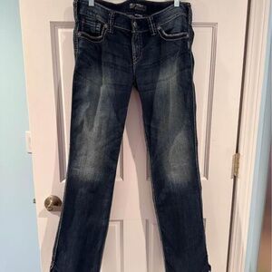 NWOT Vintage Mckenzie Silver Jeans